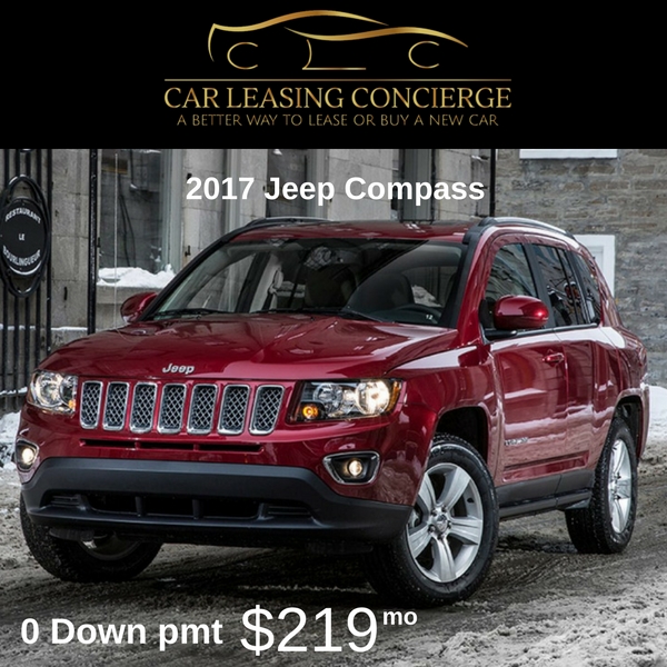 2017 Jeep Compass Lease 36 Months 0 Down Payment For Only 219 A Month Learn More At Carleasingconcierge Com Car Check