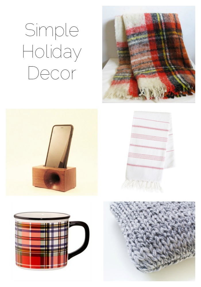 simple holiday decor for a natural and sustainable home