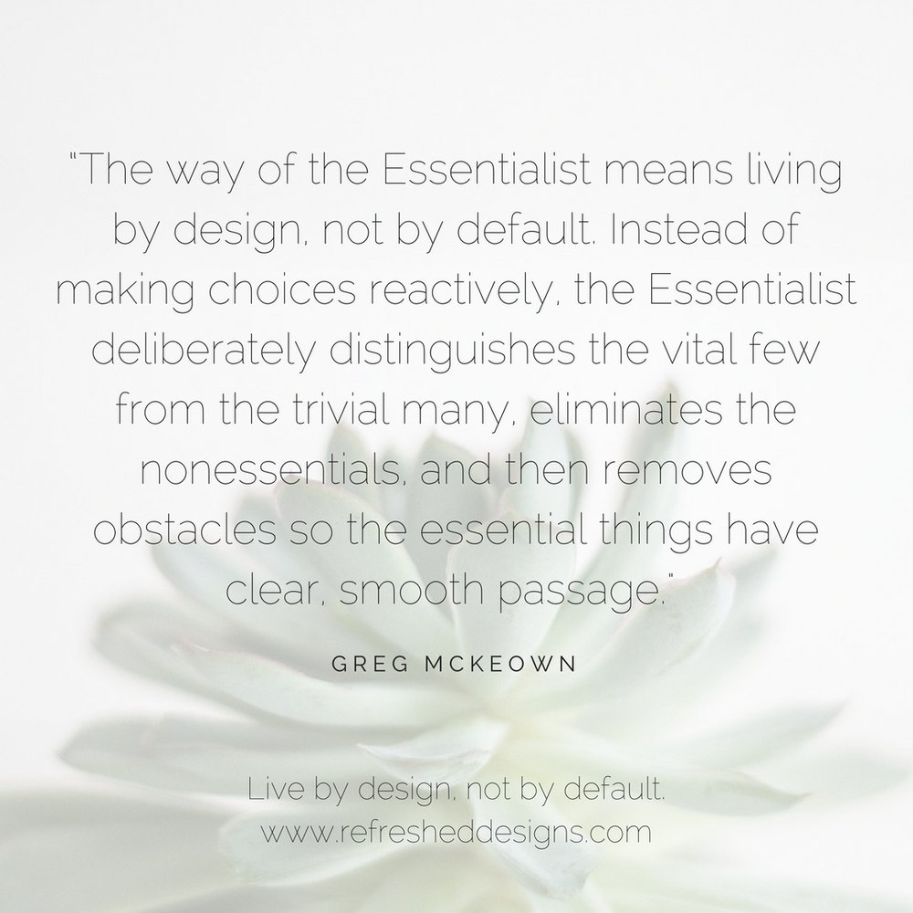 Essentialism at Home
