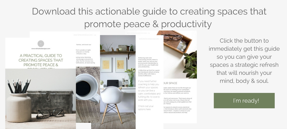 practical guide to spaces that promote peace & productivity