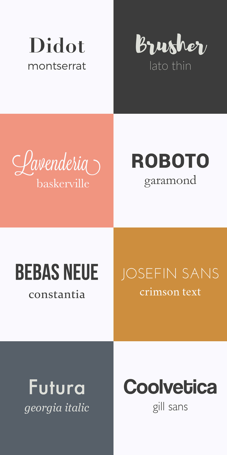 Hulp bij het kiezen van de lettertypes van je blog. Een aantal font-combinaties voor blogs en websites.