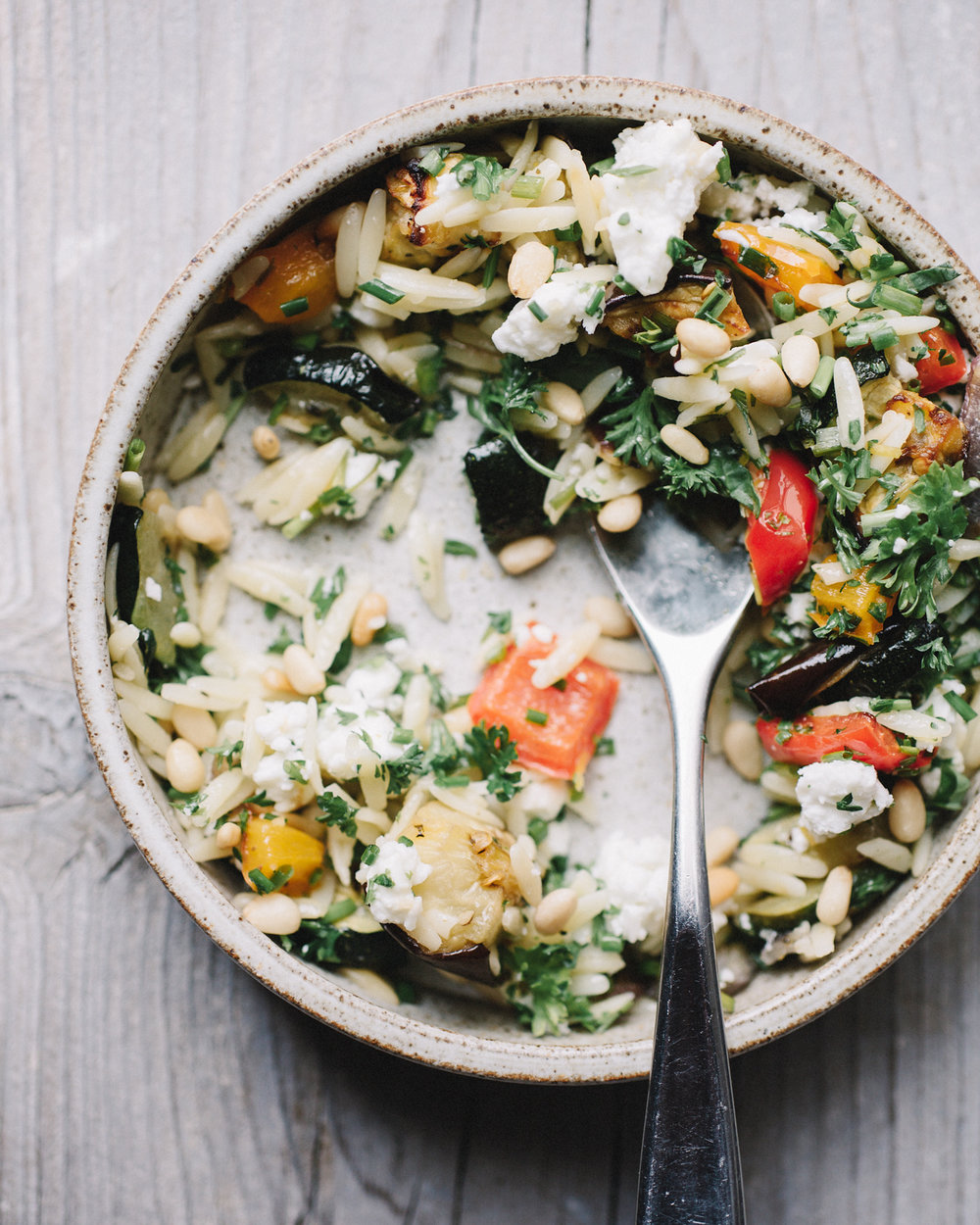 Orzo with Roasted Vegetables . Sprouted Kitchen