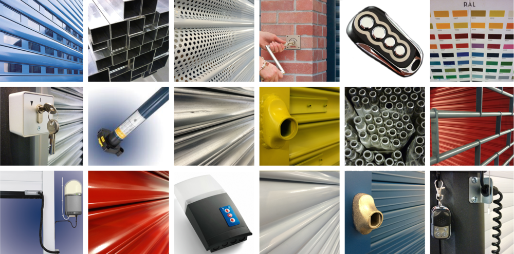 Hundreds of colour and finish options available across Aluroll's Roller Garage Doors & Security Shutters