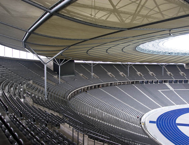 The Olympiastadion in Berlin