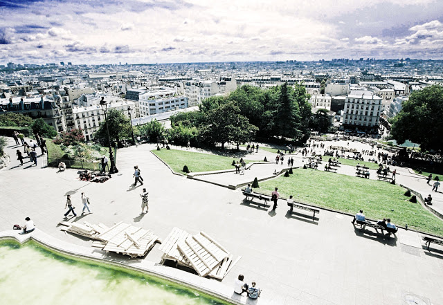  Paris in 2007, the view of the cityscape from Montmartre