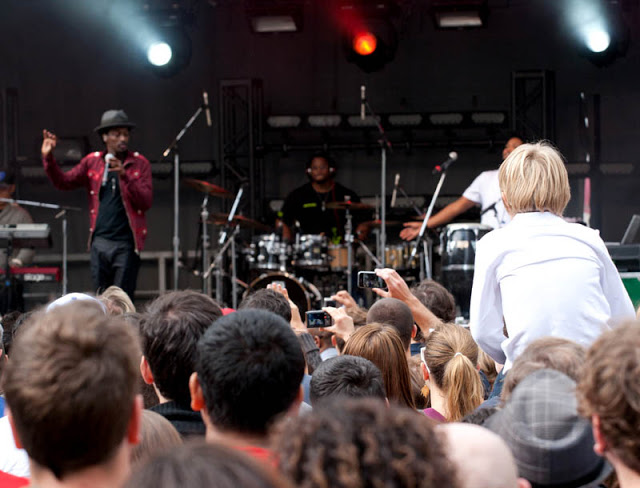 K'naan at the TIFF Lightbox Block Party - which was the launch of the building.