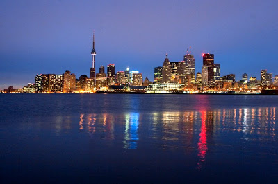 A before shot of earth hour 2010 in Toronto Ontario, shot 30 minutes before the event started