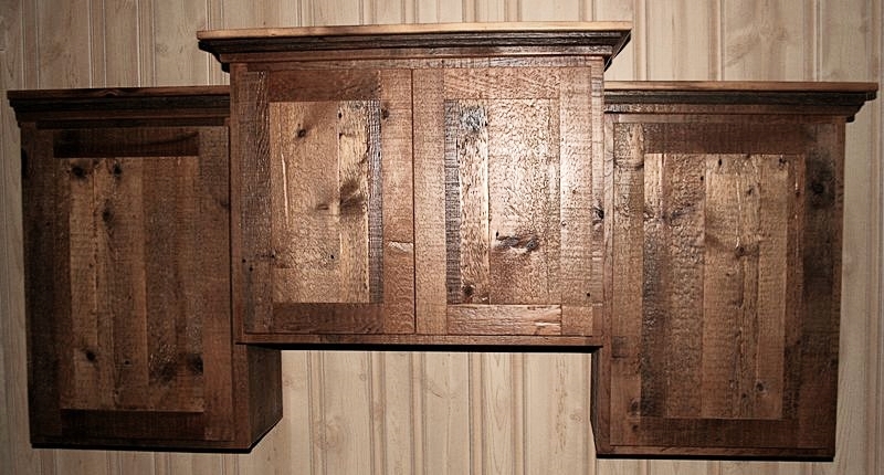 Reclaimed Barnwood Kitchen Cabinets — Barn Wood Furniture ...