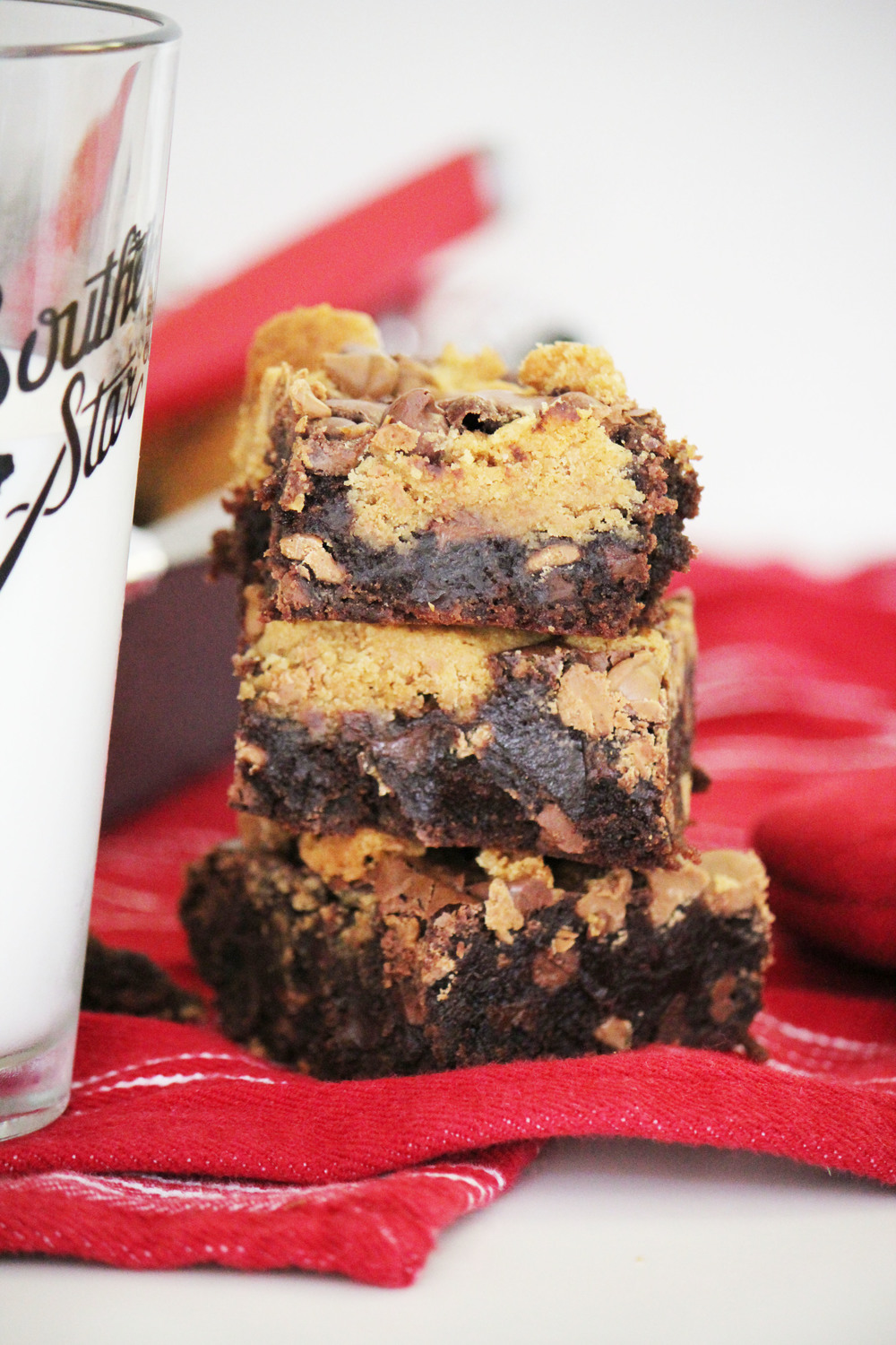 peanut butter cookie brownies — Hello Honey