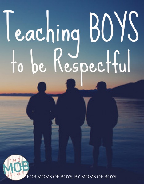 Teaching boys to be respectful. A new post from the #mobsociety