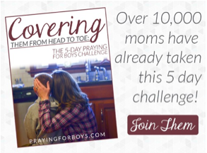 Prayer isn't an optional part of parenting. Join this free 5-day prayer challenge from author of Praying for Boys, Brooke McGlothlin.