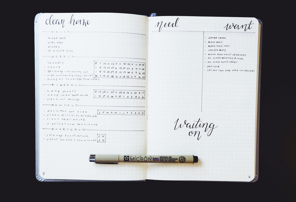 January 2018 Bullet Journal Plan With Me + New Year Set Up — Plant ...