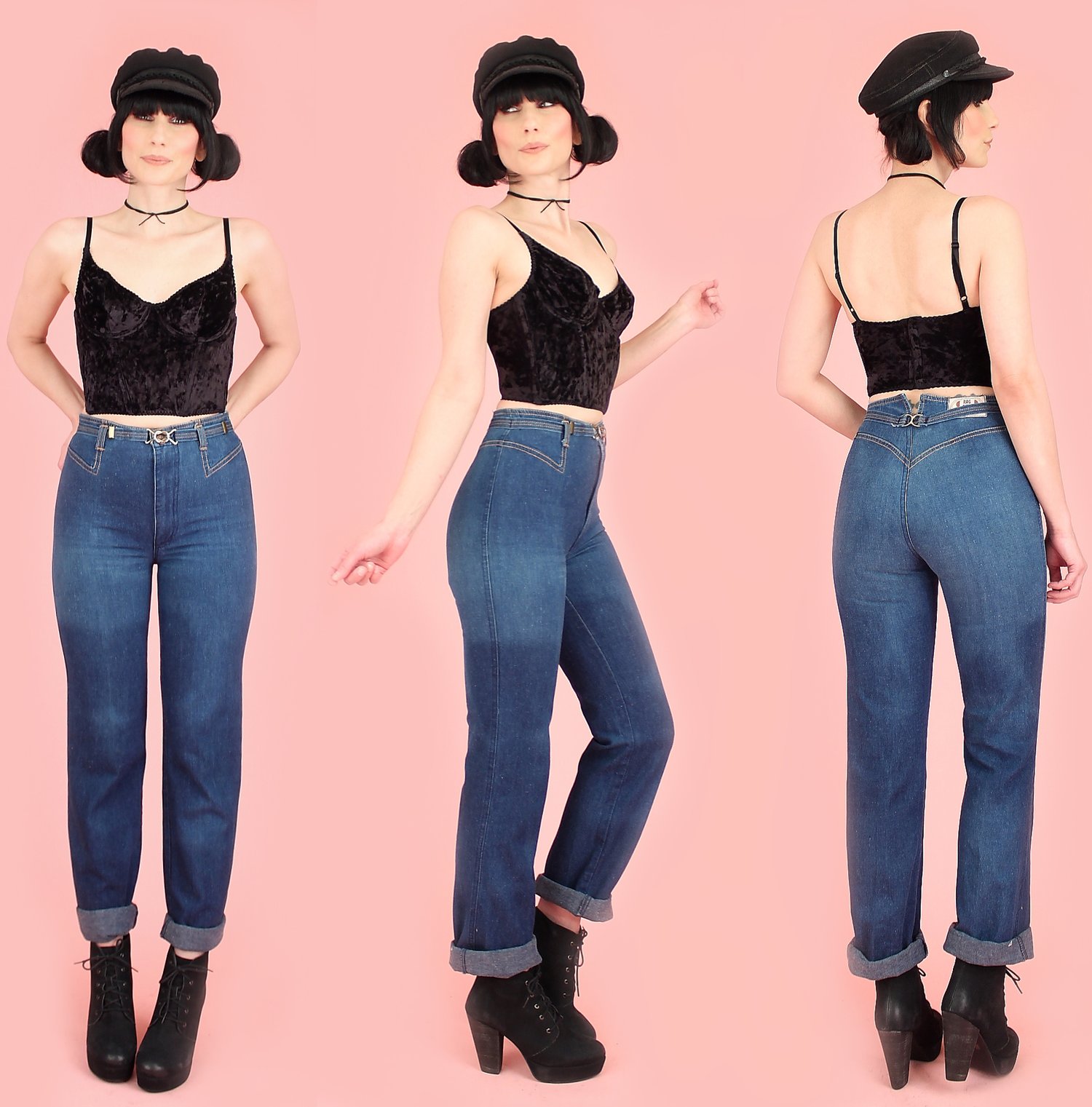 ViNtAgE 1980's High Waisted Disco Jeans // Rag City Blues Los Angeles ...