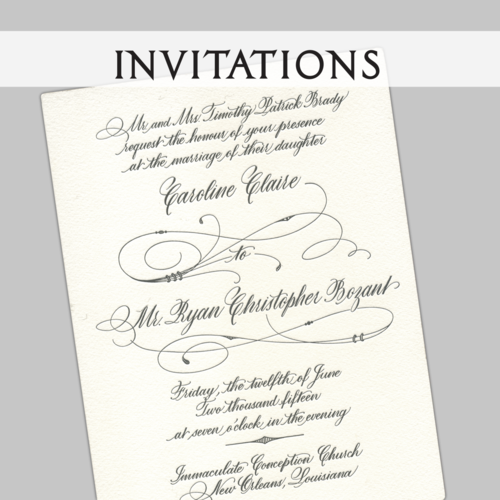 Weddings Letter Perfect Stationery