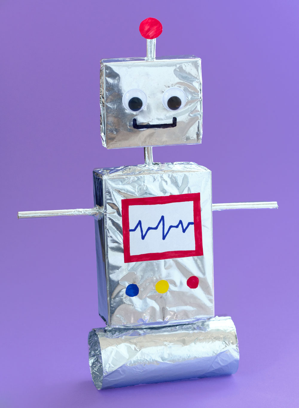 Tin Foil Robot Craft — Doodle and Stitch