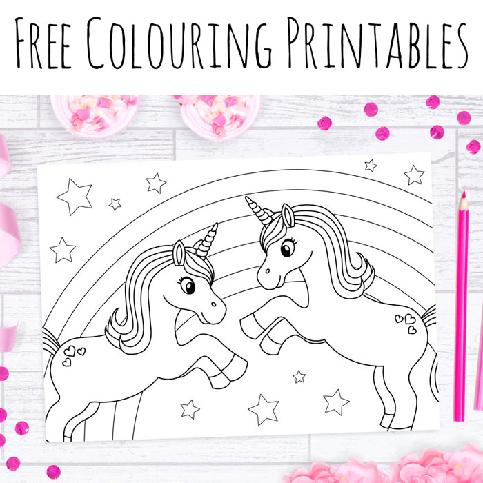Printable Unicorn Birthday Coloring Pages - Wallpapers HD References