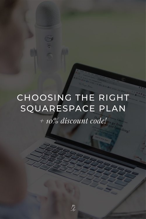 Choosing the right Squarespace plan