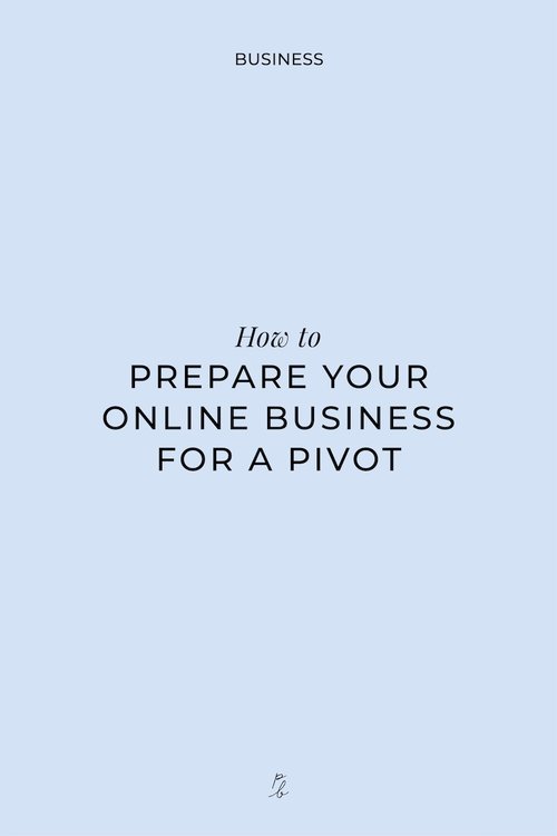 how to prepare your online business for a pivot