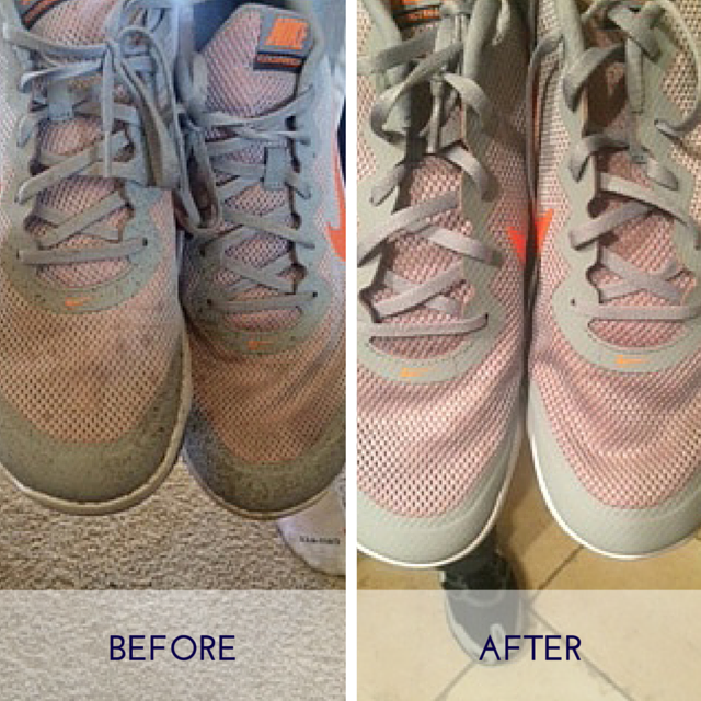Dontlookundertherug.com-How To Clean Mystery Stains on Tennis Shoes