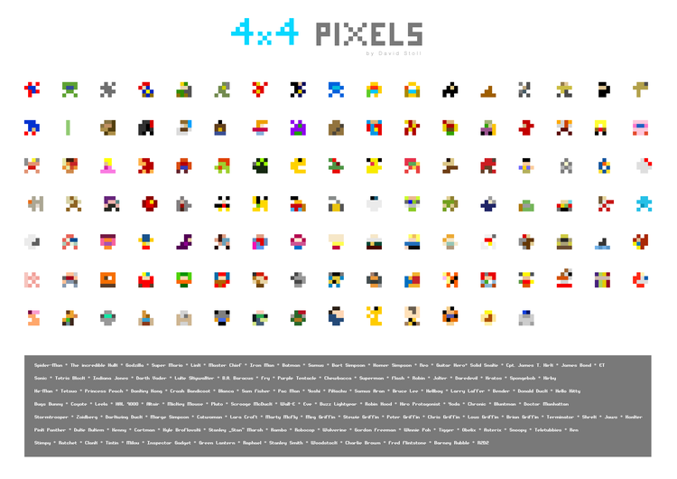 pixel art 4x4