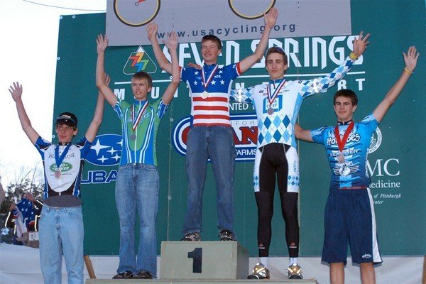  2007 Time Trial 17-18 Nationals podium. Not only did I not own a power meter, I wore jeans on the podium. 