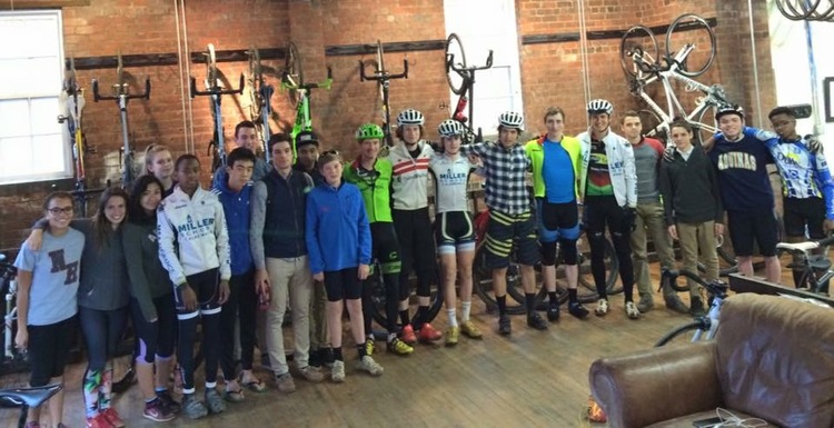  Visit with the Miller School of Albemarle High School Cycling team. 