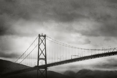 Lions Gate Bridge, Vancouver, BC, Canada - Raincity Series. by SuzanneGoodwin - All Rights Reserved.
