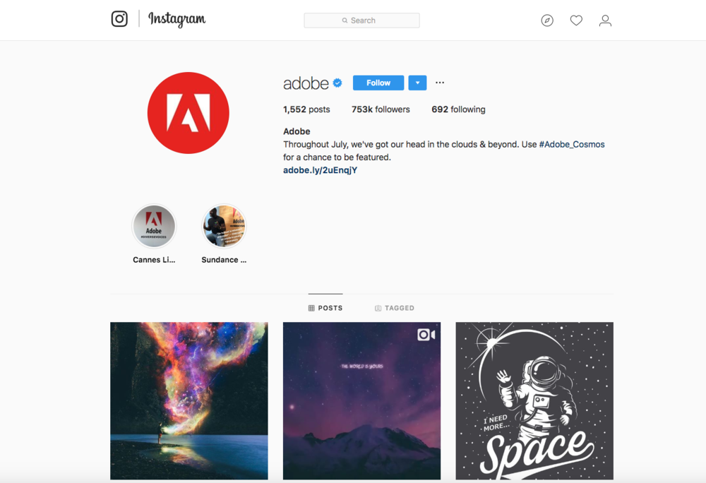 a us software company uses excellence in visual design a core part of the corporate identity as the them!   e for its instagram channel - how to activate instagram bot insta bot x!   yz 2018 youtube
