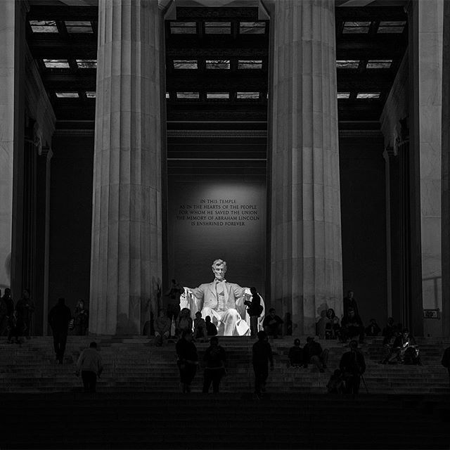 Hometown touristing alongside all of those who wished to pay their respects to Abe on President's Day. Overheard while taking this shot: "How many years are in a score?"