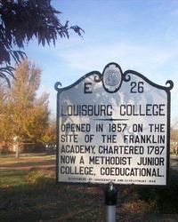 Photo of a Louisburg College Sign