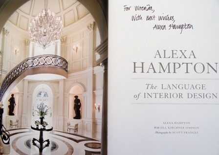 Photo of Alex Hampton autograph for Wrenda Goodwyn