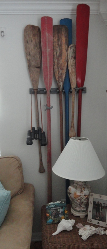 Photo of vintage oars