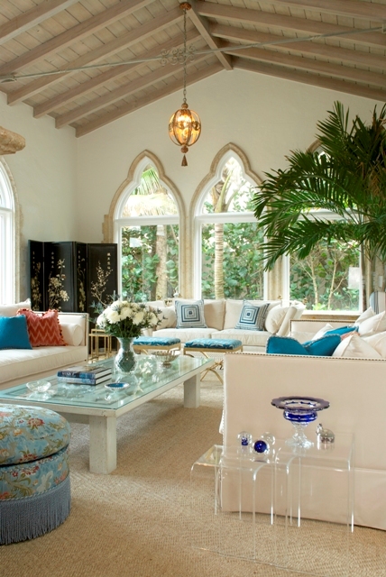 Living room designed by Sherrill Canet