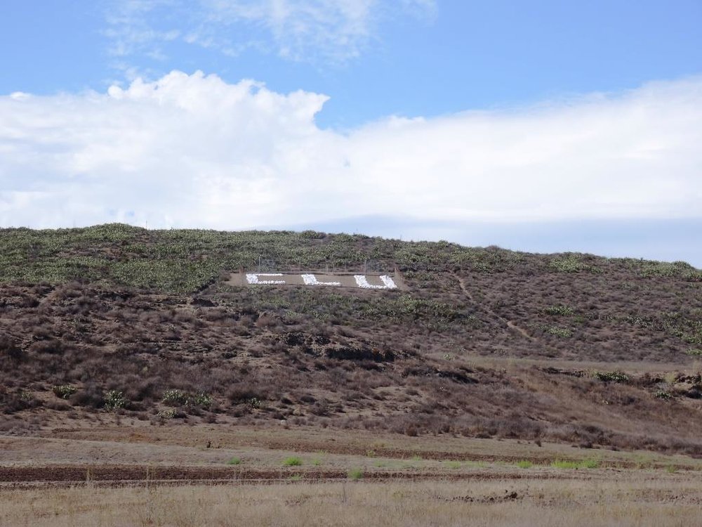 The Letters Clu On Mt Clef Ridge Above Cal Lutheran University Are Maintained By Students