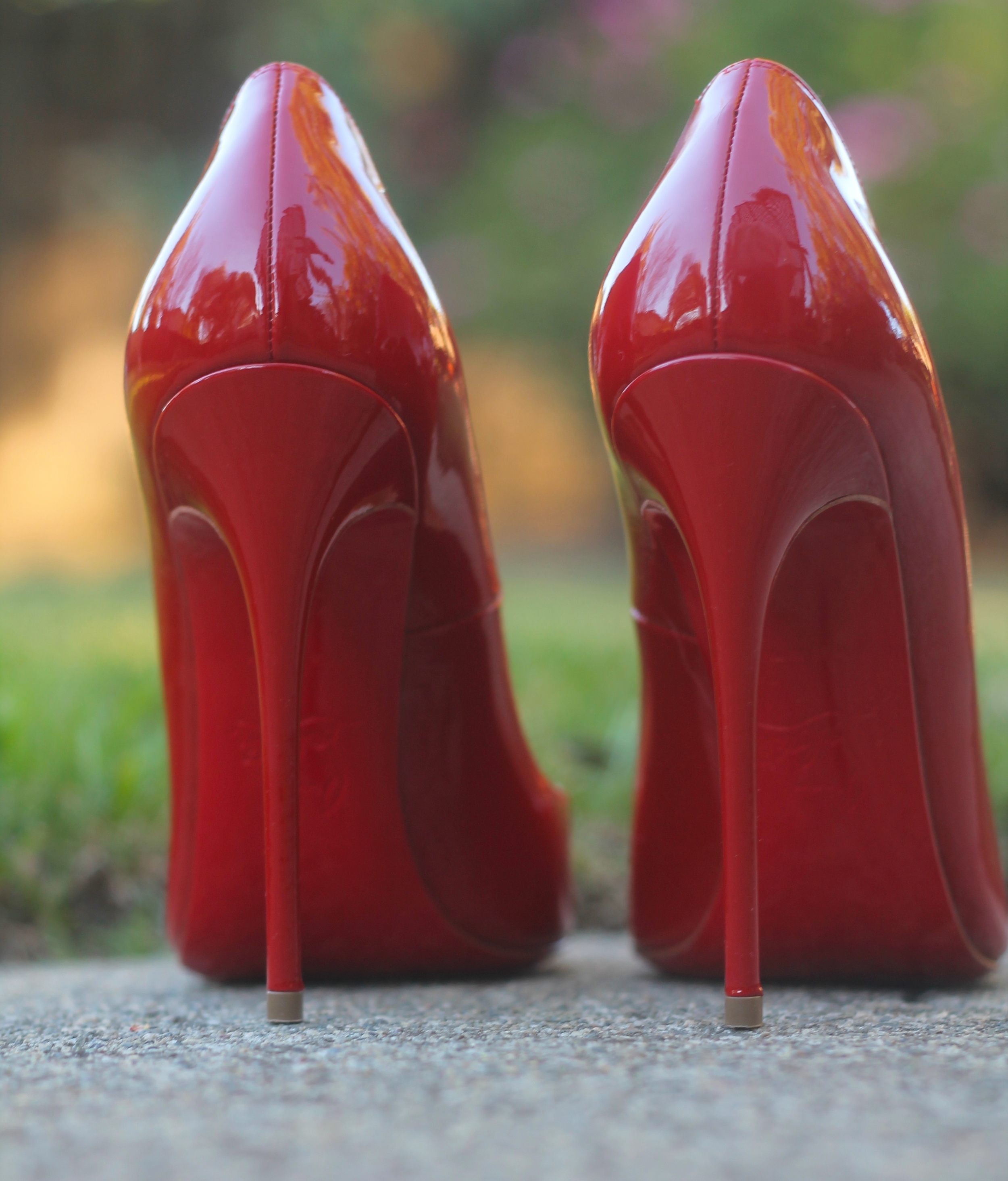 The Shoe of the Week - Christian Louboutin Red Pigalle Follies — Flor ...