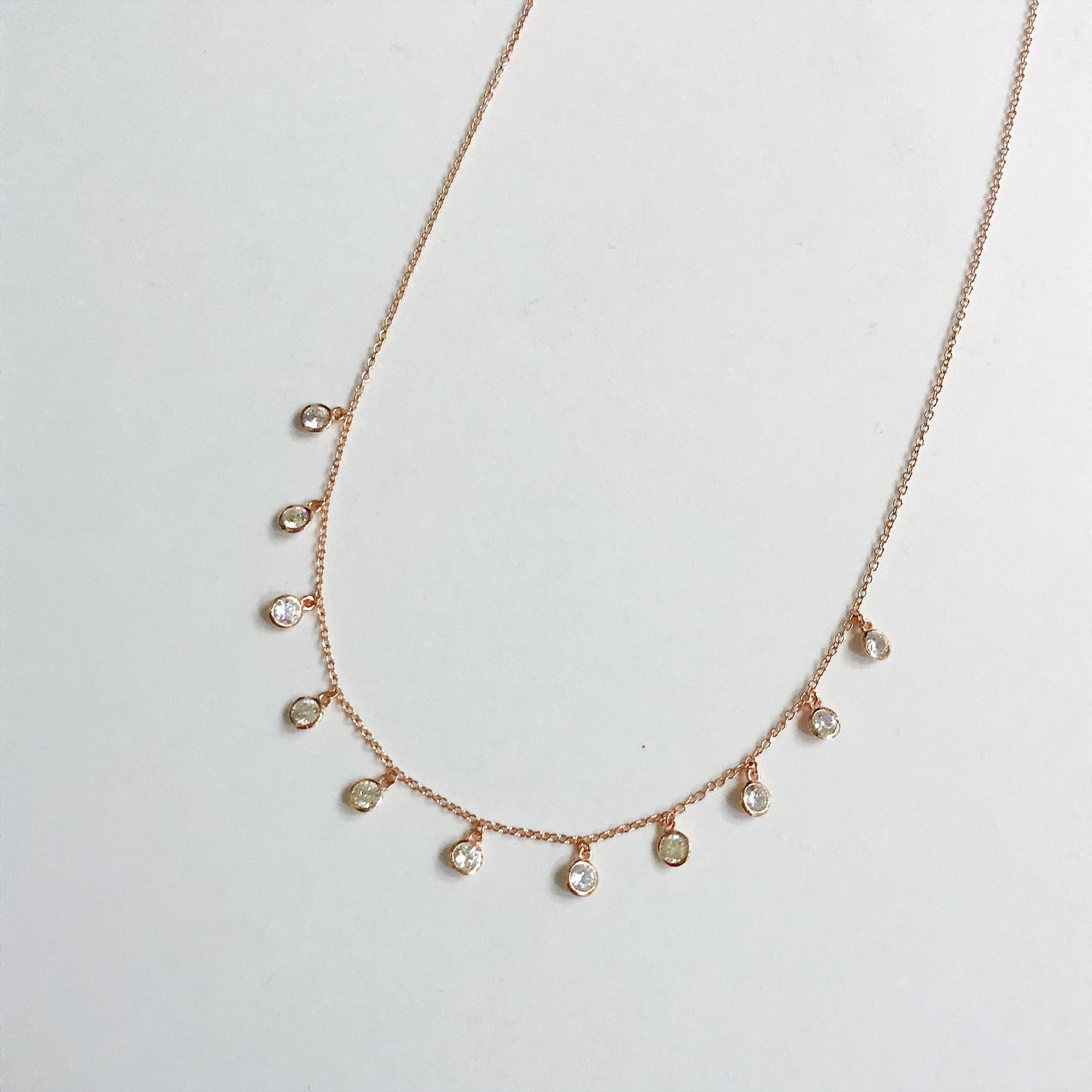 Hayley Gallery, Since 2007 18k Rose Gold with Quartz Necklace