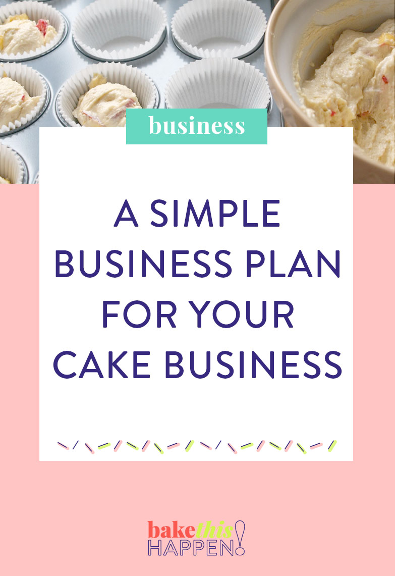 business plan for cake shop