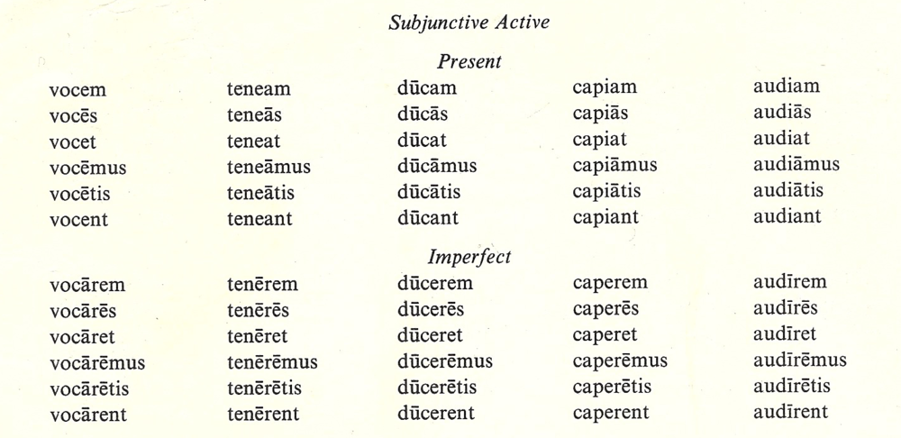 Subjunctive In Latin 27
