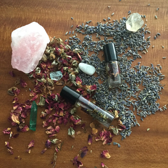 Image result for crystals and essential oils