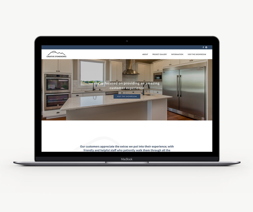 Custom designed Squarespace website template design theme for creatives, interior designers