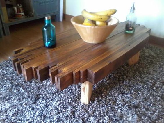 chic pallet coffee table