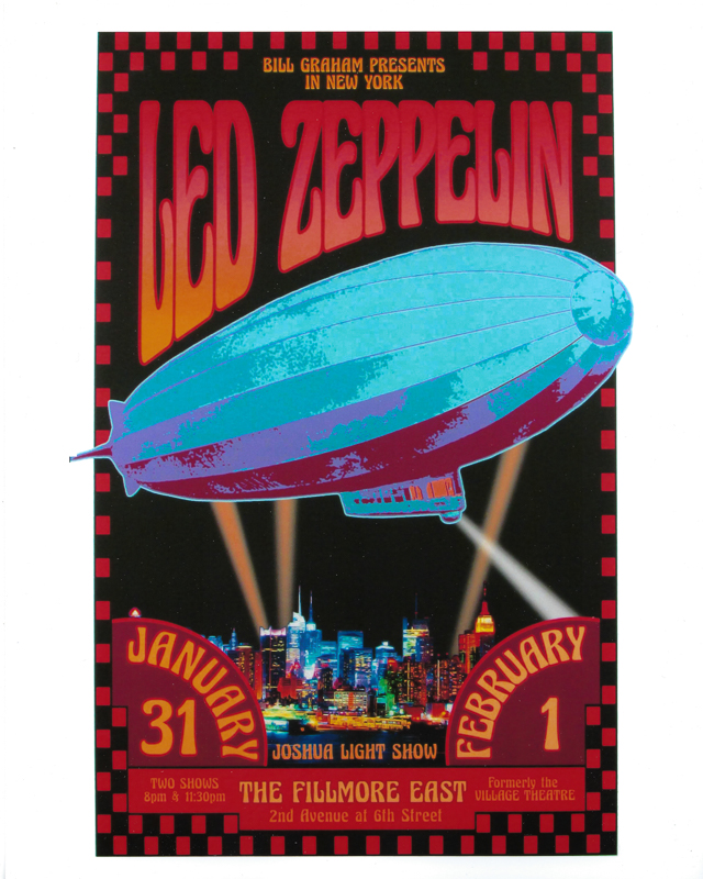Super Led Zeppelin Tour Poster — Shop Online MT-67