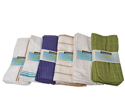 Retail Ready Dish Cloth 6 Pack - Perfect for extended stay suites, bed and breakfasts, and vacation home rentals,