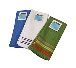 Retail Ready Kitchen Towel 3 Pack - These retail ready kitchen towels 3 Packs compliment the dish cloth assortment