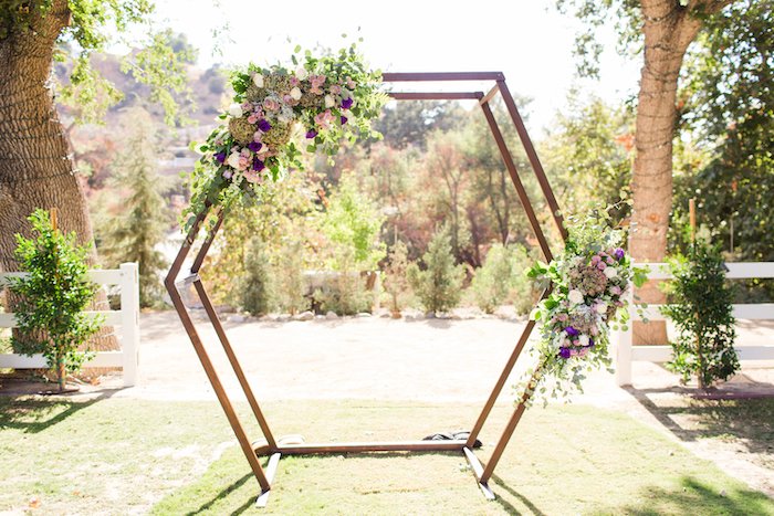 Rustic Hexagon Arch — Los Angeles Event Rentals | Provenance Rentals