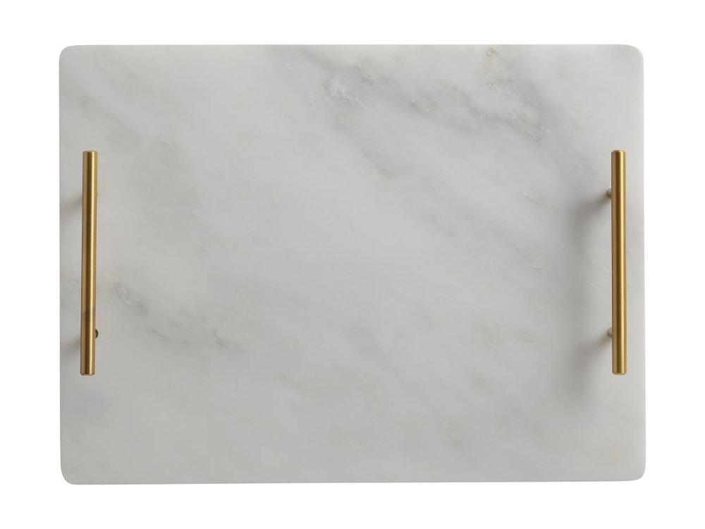 Marble Tray Gold Handles - Maxwell Williams $49.95