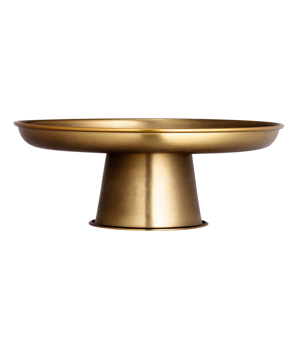 Gold Cake Stand - H&M Home $24.95