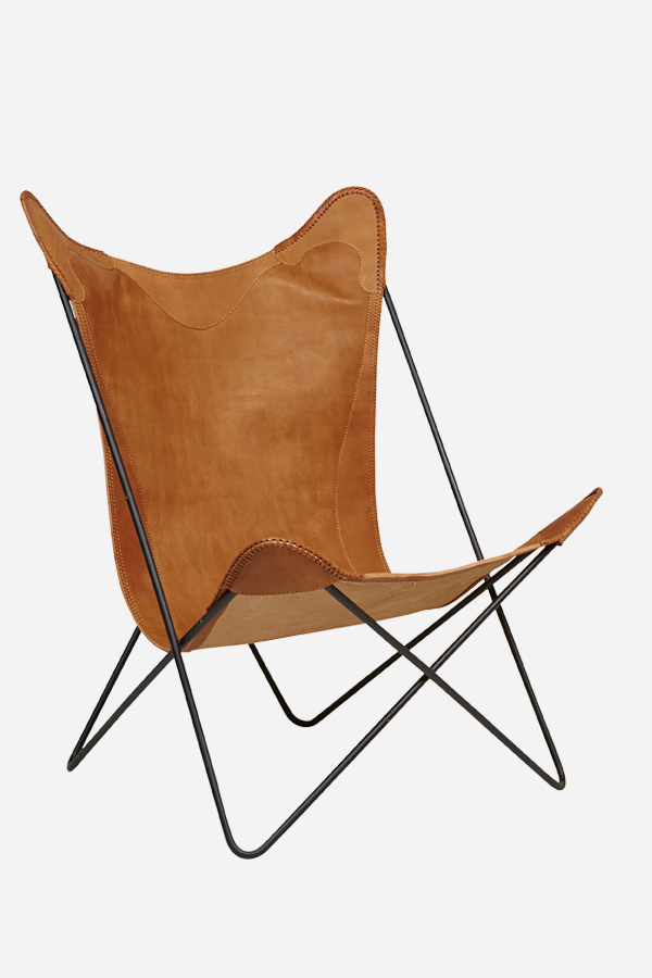 Leather Butterfly Chair - Fenton & Fenton