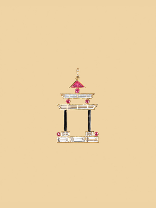 The Ruby & Rock Crystal Pagoda