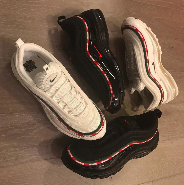 air max 97 x undefeated white
